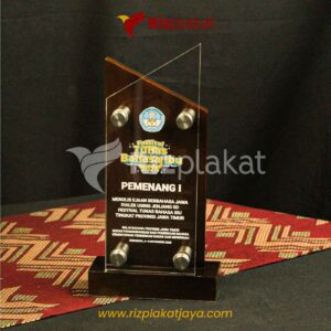 Plakat Akrilik Kayu Modern